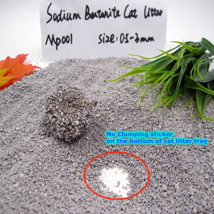 Most Popular Sodium Bentonite Cat Litter Cat Sand GP001